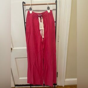 Rodebjer Air wide pants pink NWT